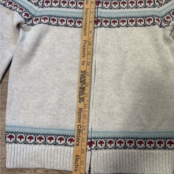 Tea Collection Zip Sweater – Size L 8-10 - Picture 4 of 7